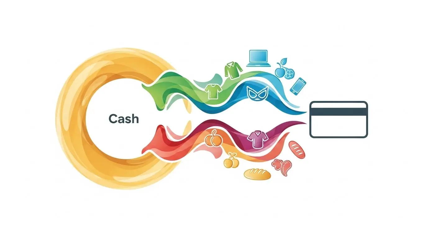 롯데카드 현금화 서비스의 핵심 절차를 시각화한 안내 이미지